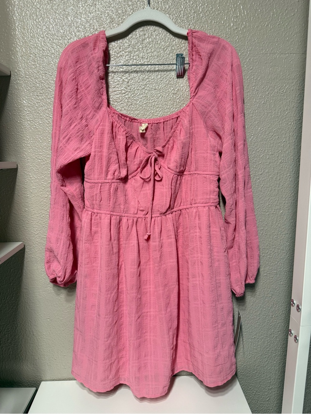 Kingston Pink Textured Boho Top